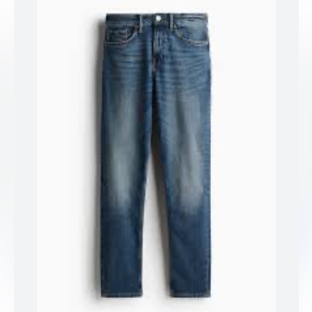 Abercrombie & Finch Blue Straight Stretch Jeans Size 30 Cotton